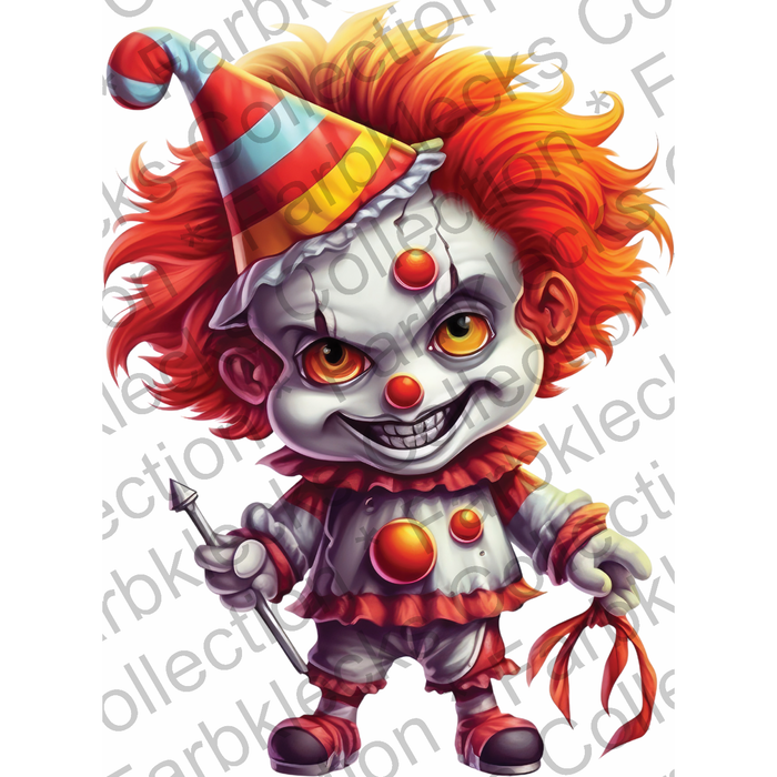 Motivtransfer 1099 Halloween Clown