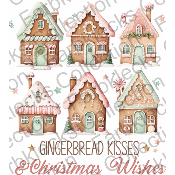 Motivtransfer 1131 Sweet Gingerbread Kisses and Christmas Wishes