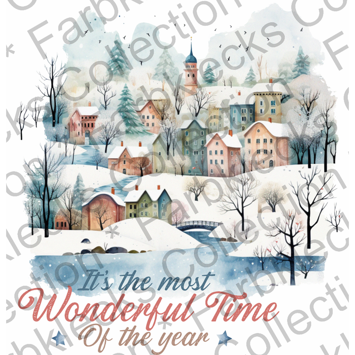 Motivtransfer 1134 Sweet Its the most wonderful Time of the year