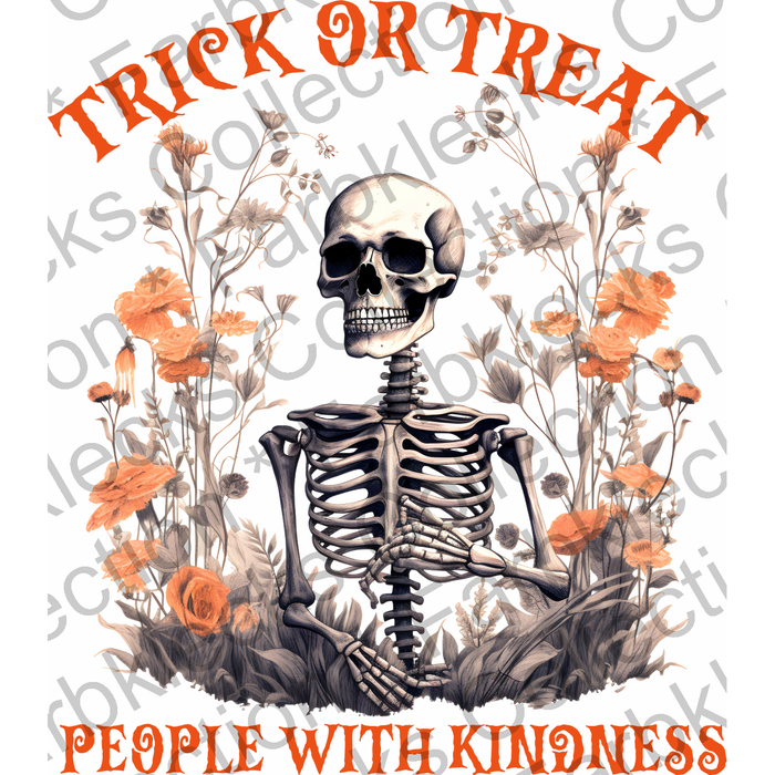 Motivtransfer 1210 Trick or Treat people with kindness