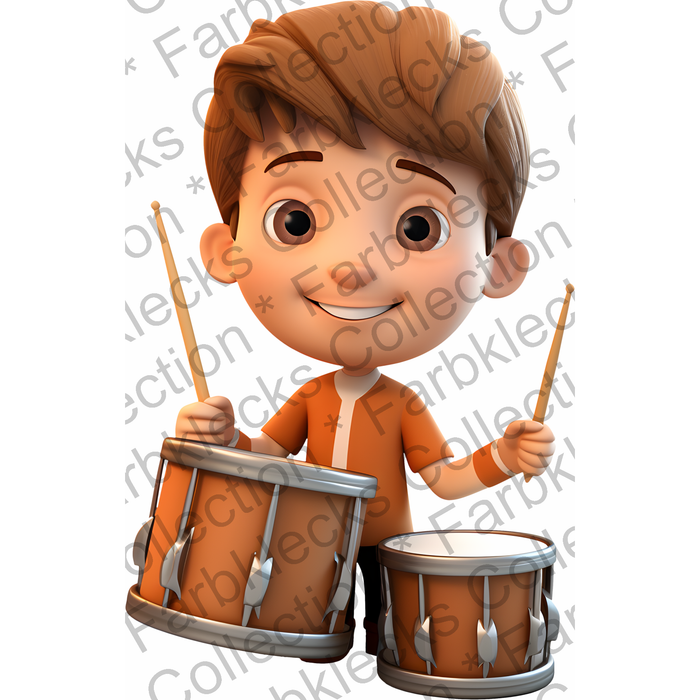 Motivtransfer 2021 Junge spielt Schlagzeug