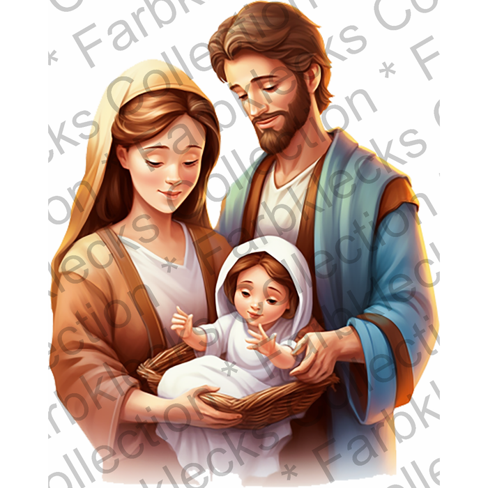 Motivtransfer 2195 Jesus Familie