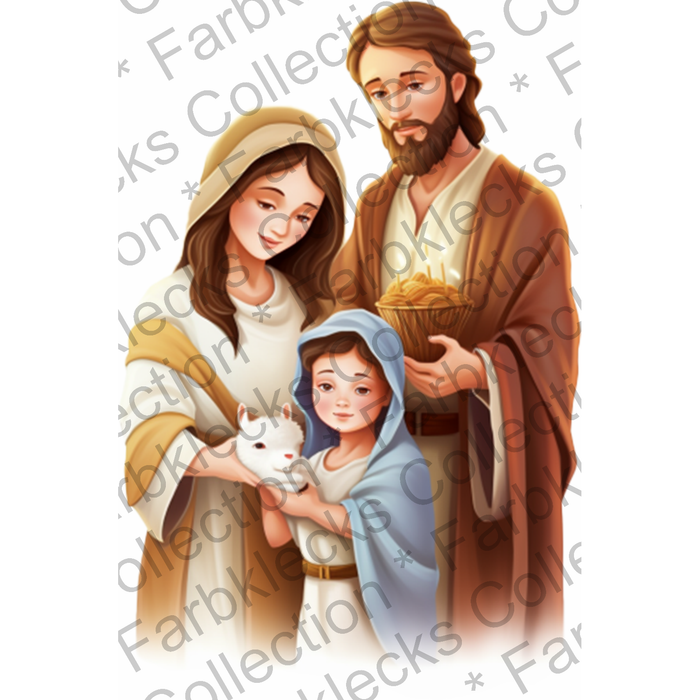 Motivtransfer 2197 Jesus Familie