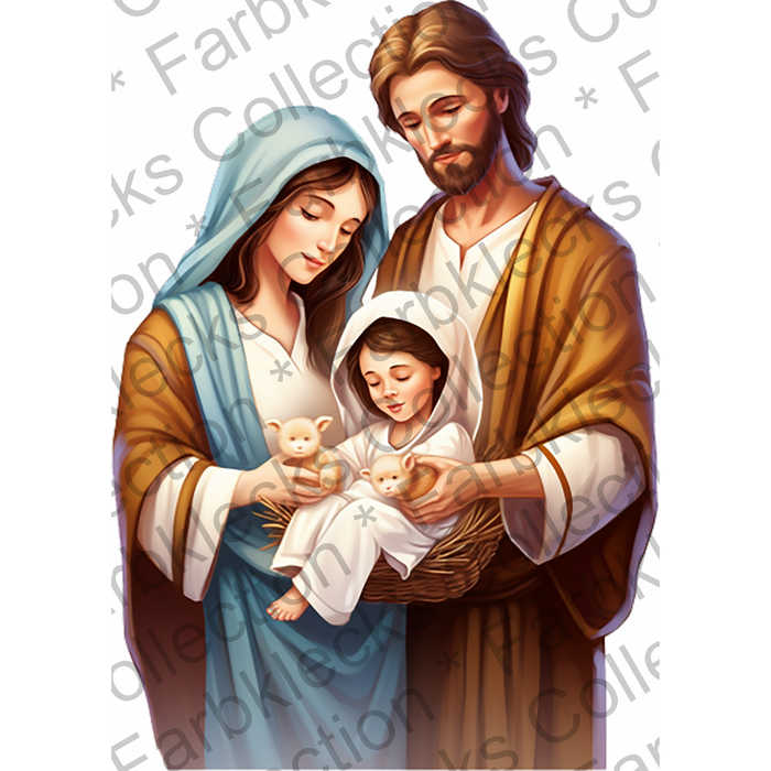 Motivtransfer 2199 Jesus Familie