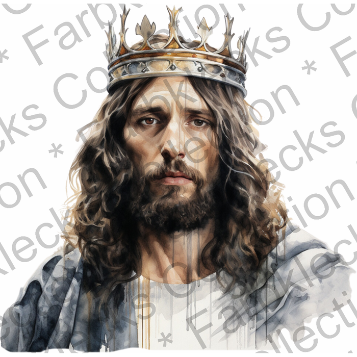 Motivtransfer 2270 Jesus mit Krone