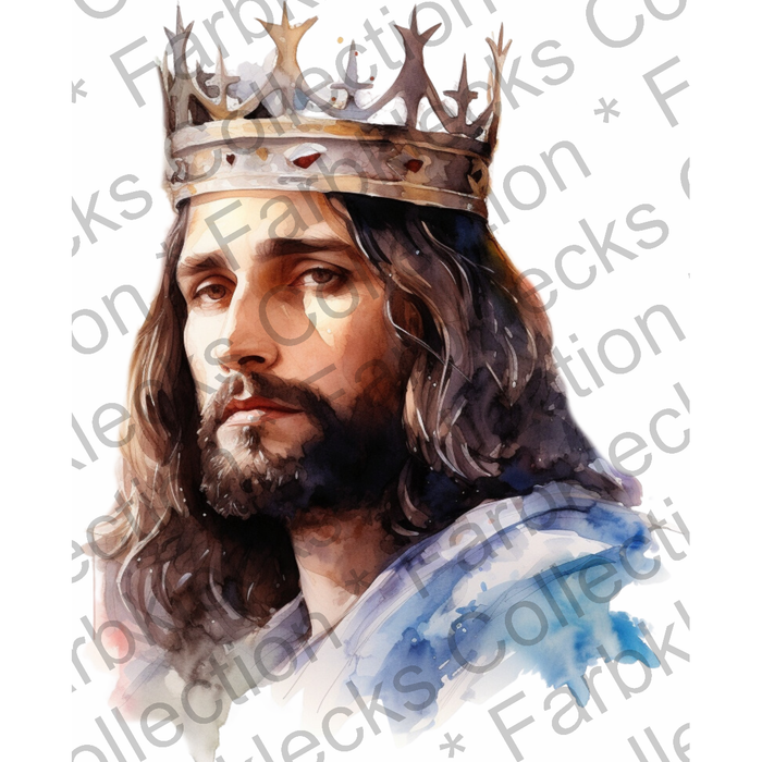 Motivtransfer 2271 Jesus mit Krone