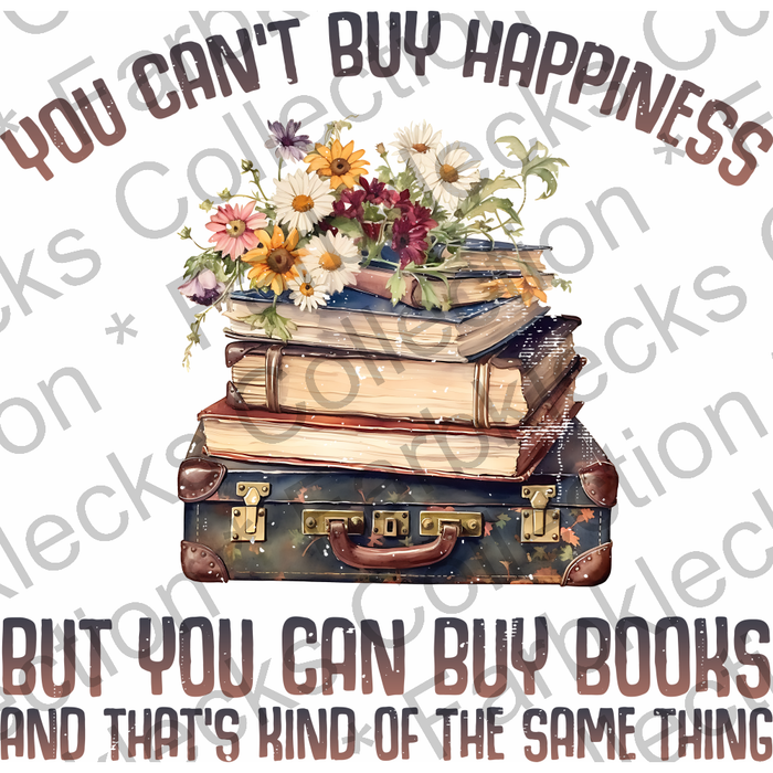 Motivtransfer 2355 You cant buy happiness but you can buy books