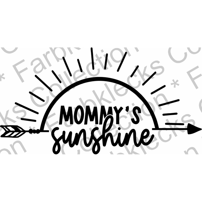 Motivtransfer 2540 mommys sunshine