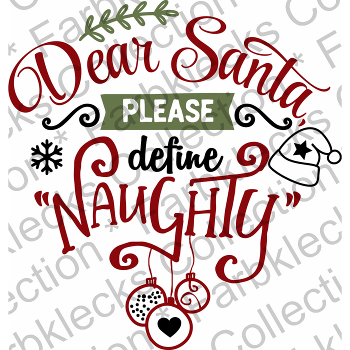 Motivtransfer 2573 dear santa please define naughty