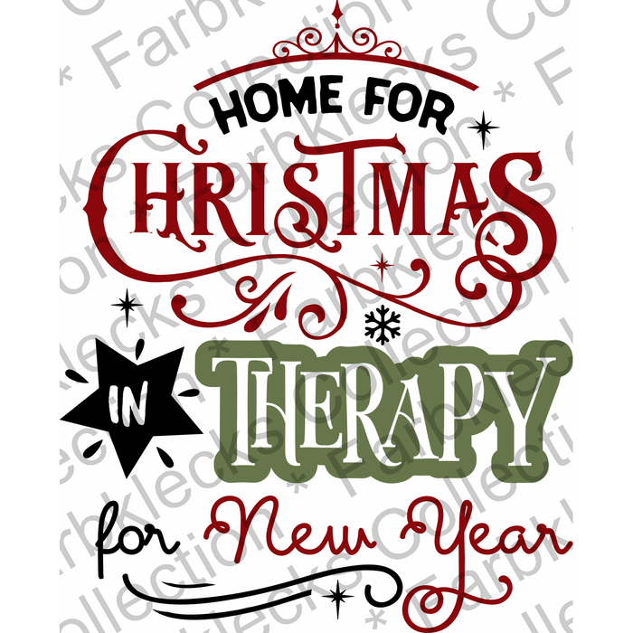 Motivtransfer 2584 home for christmas in therapy for new year