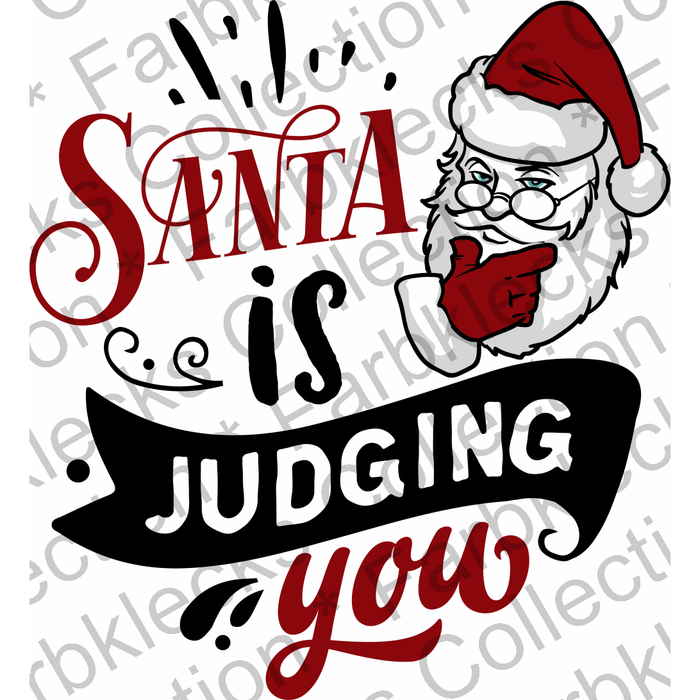 Motivtransfer 2599 santa is judging you