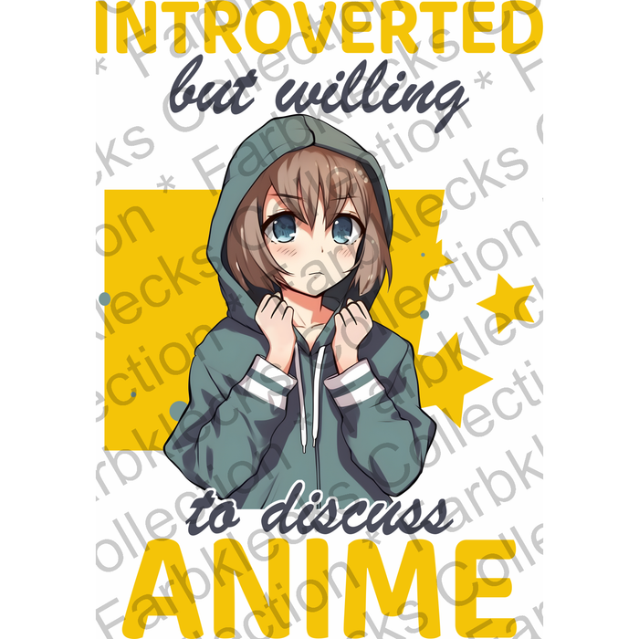 Motivtransfer 2765 Introverted but willing to discuss Anime