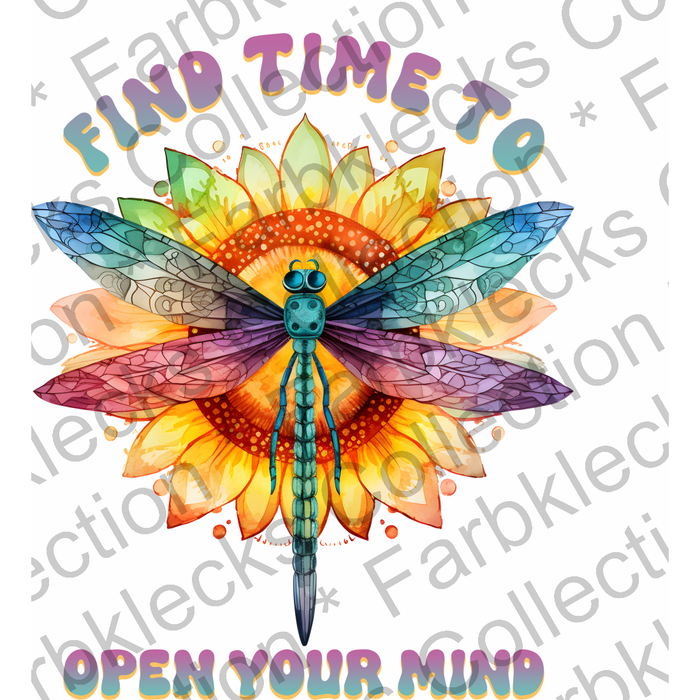 Motivtransfer 3036 find time to open your mind