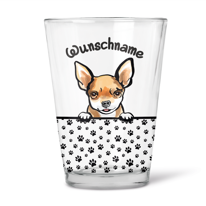 Trinkglas Chihuahua