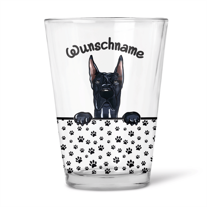 Trinkglas Deutsche Dogge