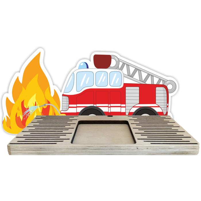 Regal für Musikbox - Starter Set Tigerbox - Feuerwehrbrand