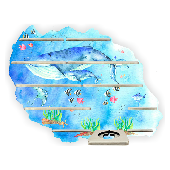 Regal für Musikbox - Unterwasserwelt Wal