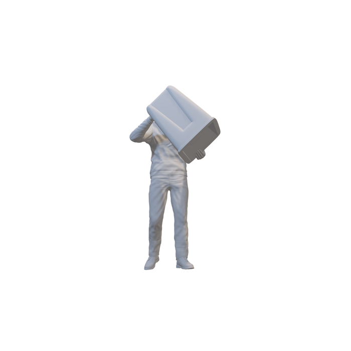 Müllmann leert Eimer - (3DP-106)