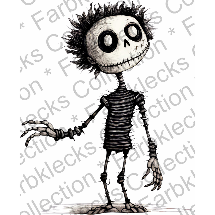 Motivtransfer 1195 Horror Skeleton