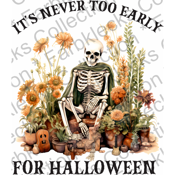 Motivtransfer 1223 Its never too Early for Halloween