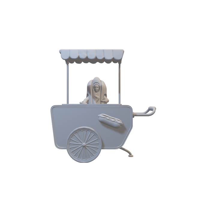 Hotdog Verkäufer - (3DP-123)