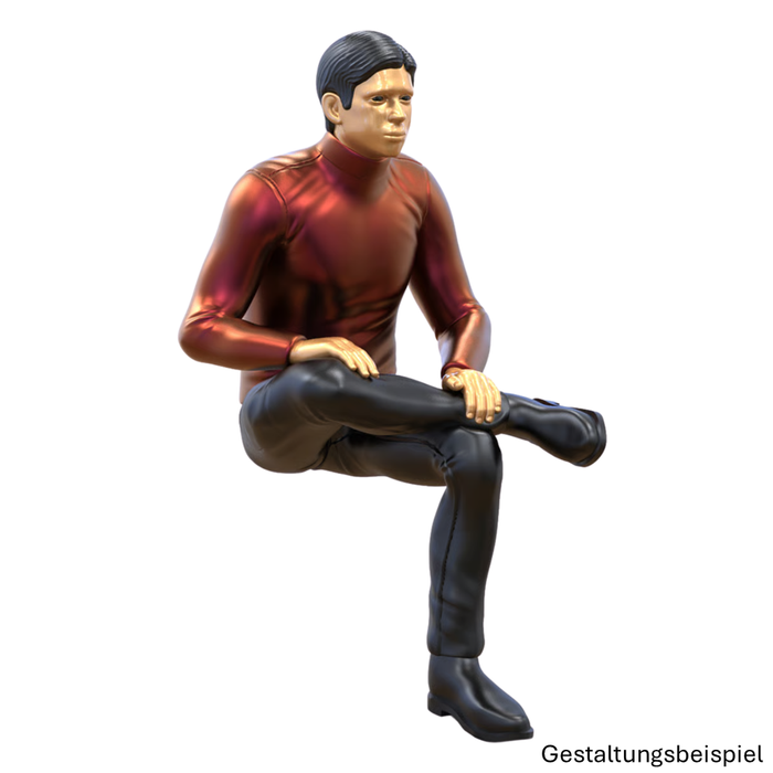 Mann sitzt - (3DP-125)