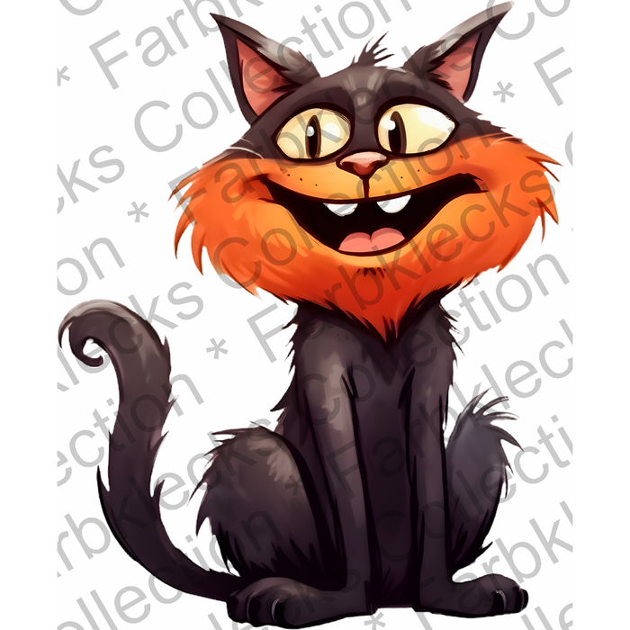 Motivtransfer 1724 Funny Smiling Cat