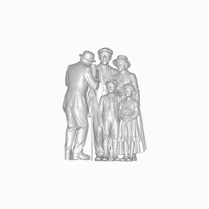 1930er Fotograf macht Familienfoto - (DF-927)