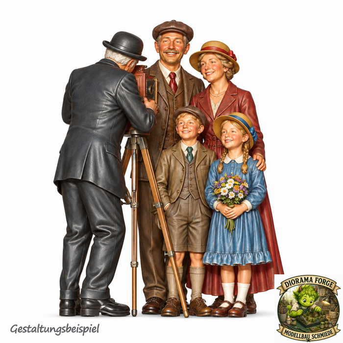 1930er Fotograf macht Familienfoto - (DF-927)