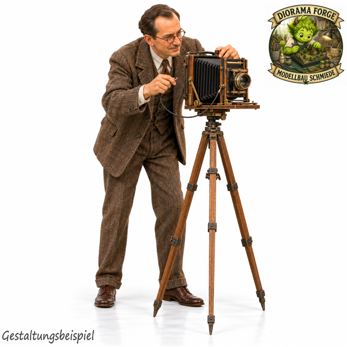 1940er Fotograf macht Familienfoto - (DF-1307)