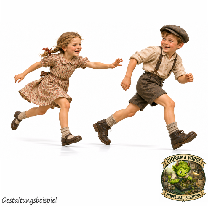 1940er Kinder spielen fangen (DF-1343)
