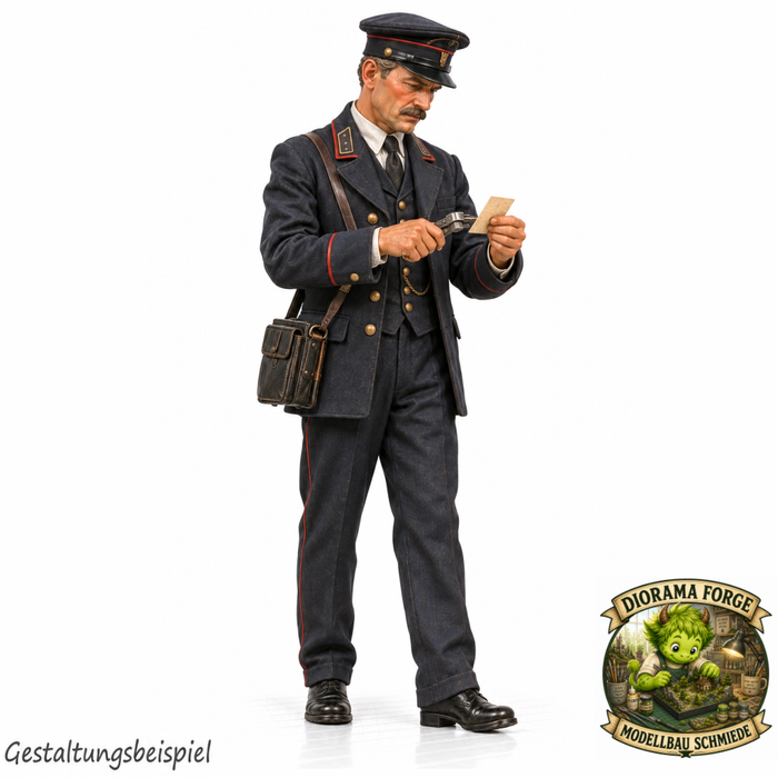 1940er Schaffner kontrolliert Fahrkarte (DF-1387)