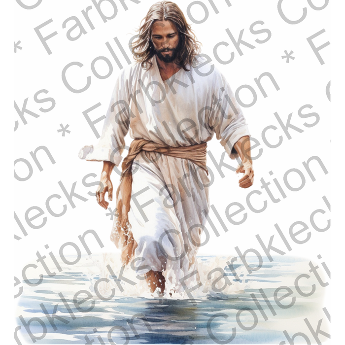 Motivtransfer 2272 Jesus im Wasser