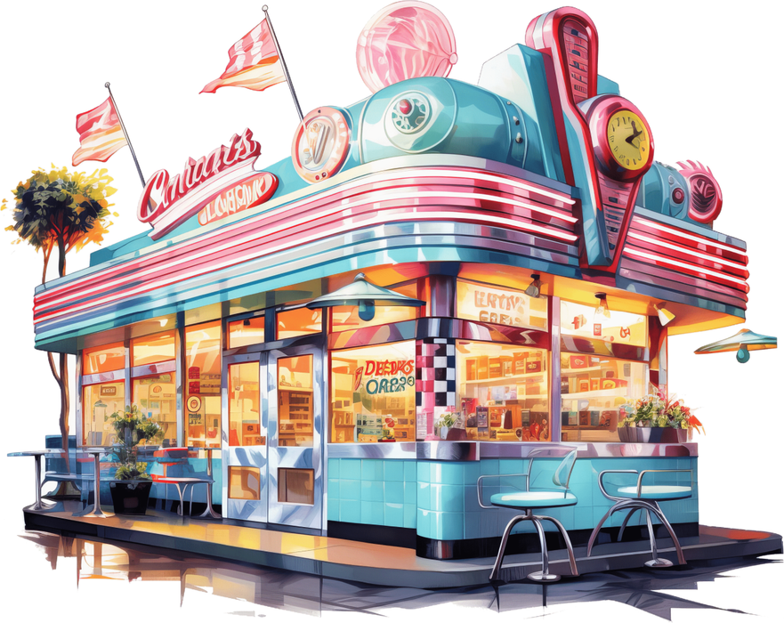 Motivtransfer 2321 American Diner