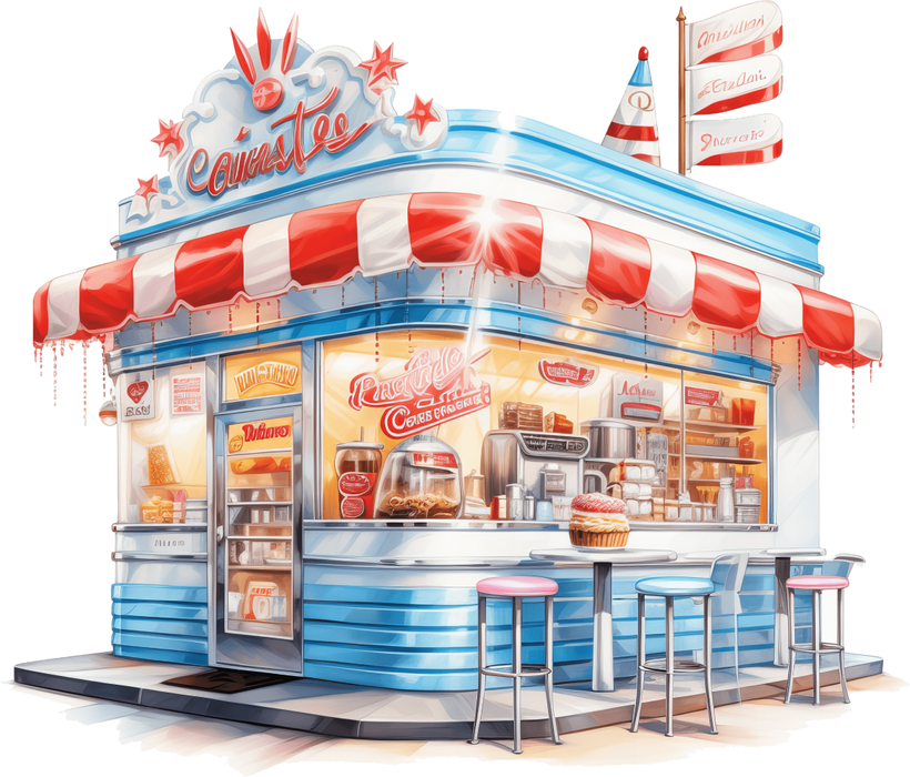 Motivtransfer 2324 American Diner