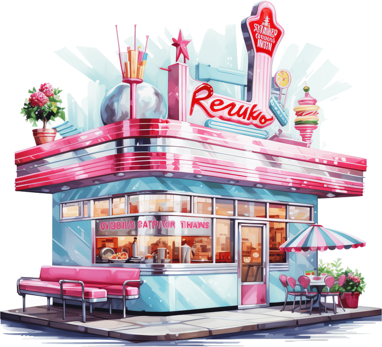 Motivtransfer 2342 Diner American Style