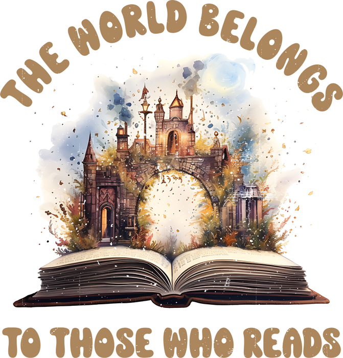 Motivtransfer 2344 The World belongs to those who reads