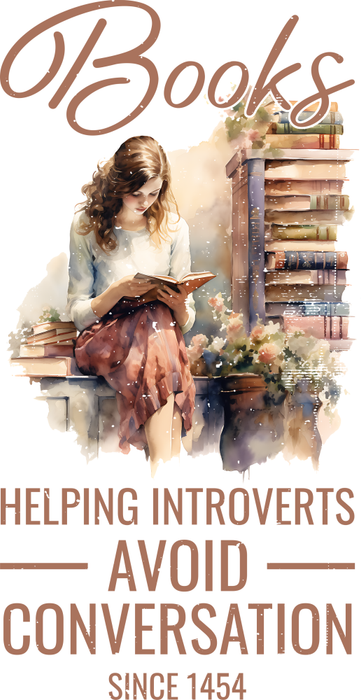 Motivtransfer 2348 Books helping introverts avoid conversation