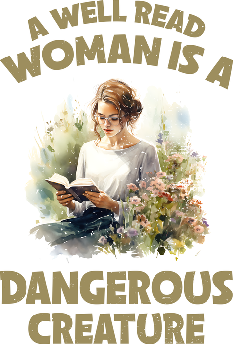 Motivtransfer 2354 a well read woman is a dangerous creature