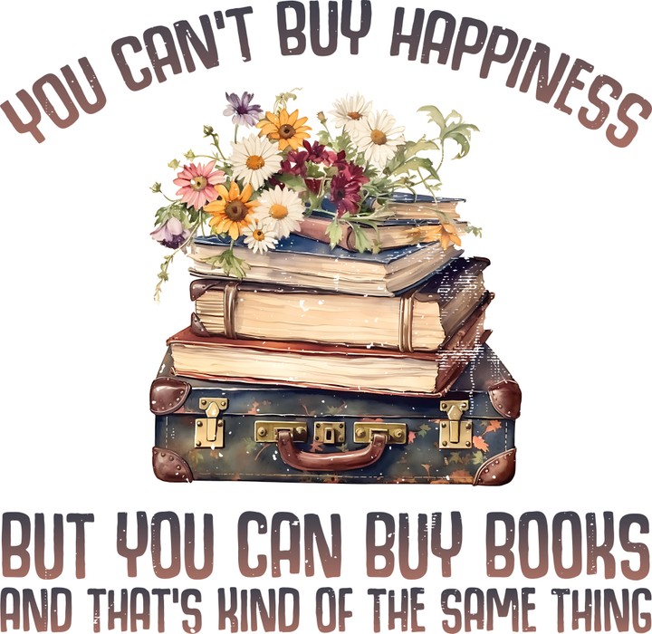 Motivtransfer 2355 You cant buy happiness but you can buy books