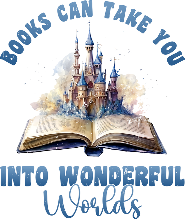 Motivtransfer 2356 Books can take you into wonderful worlds