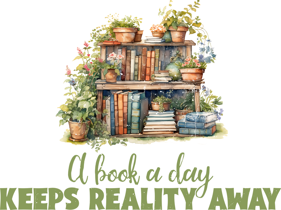 Motivtransfer 2359 A book a day keeps reality away