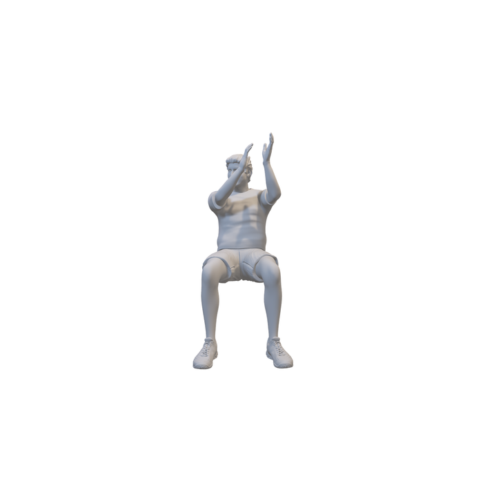 Stadion Fan freut sich - (3DP-236)