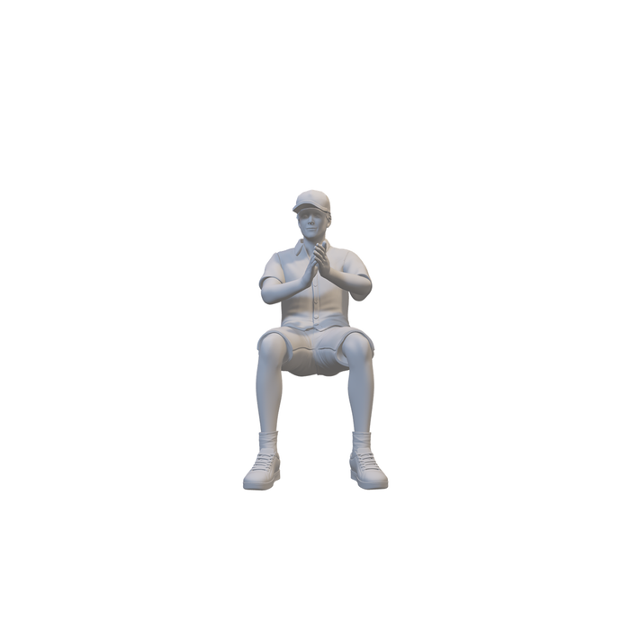 Stadion Fan freut sich - (3DP-239)