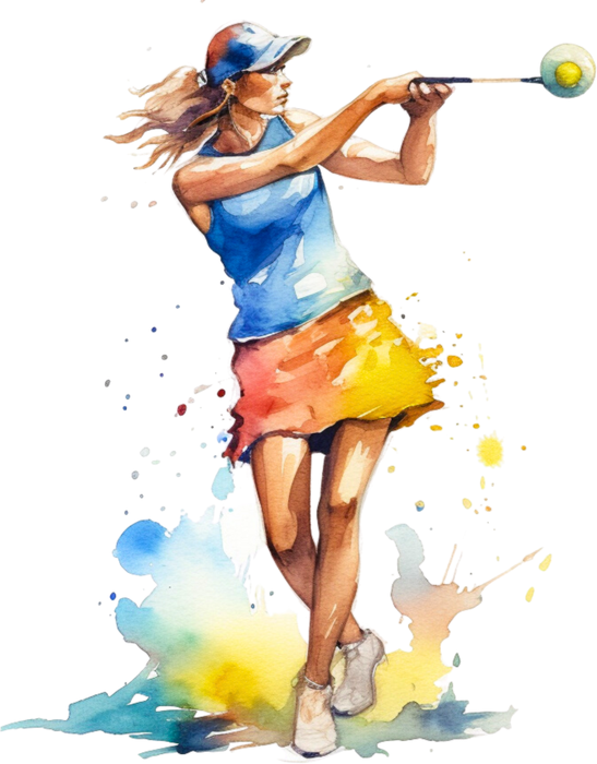 Motivtransfer 2412 Golf Spieler
