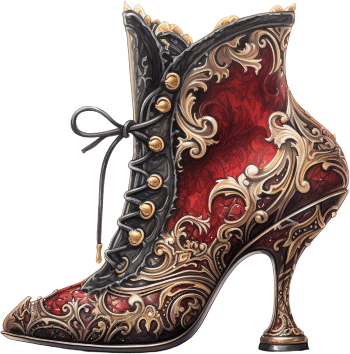 Motivtransfer 2477 Gothic Stiefelette