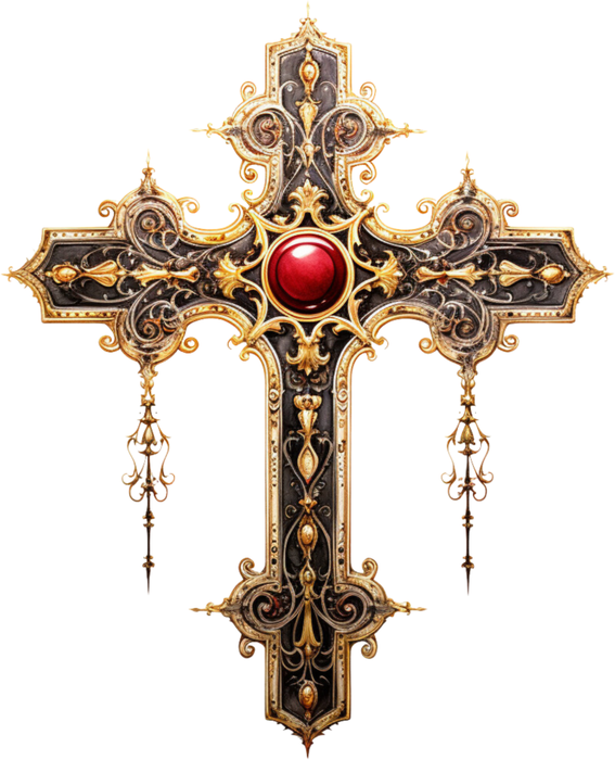 Motivtransfer 2482 Gothic Kreuz