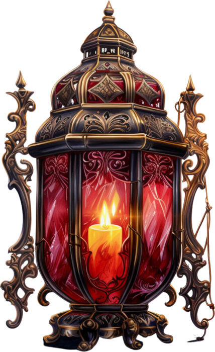 Motivtransfer 2498 Gothic Laterne