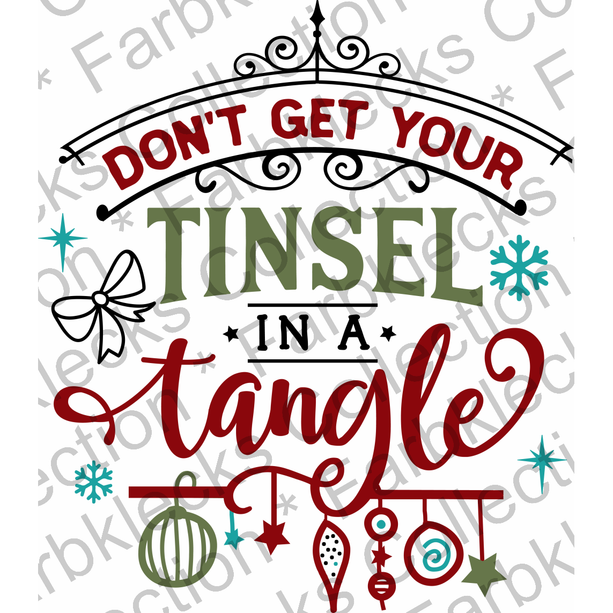 Motivtransfer 2576 dont get tinsel in a tangle