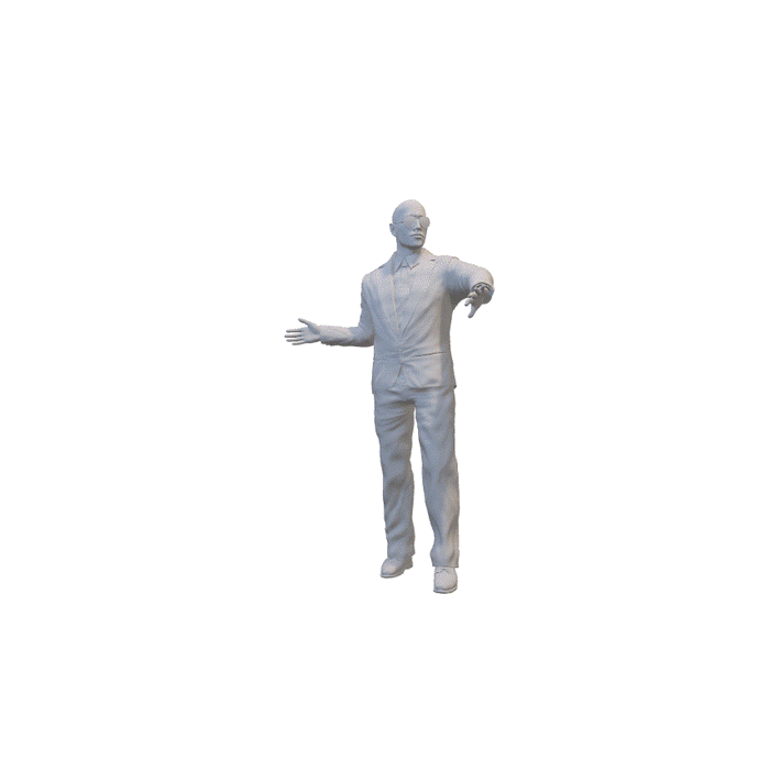 Bodyguard bewacht eine Person - (3DP-259)